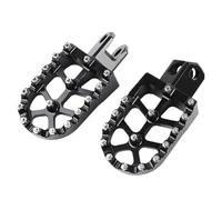 DIQXLGS For Suzuki DRZ400S DRZ400SM DRZ400 DRZ 400 400S 400SM RM125 RM250 RM250Z RMX250 Footrest Foot Pegs Pedals Footpegs(BLACK)