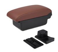 DIQXLGS For Suzuki For Baleno Armrest Box Center Console Modification Accessories Cup Holder USB Interface(A6 brown No USB)
