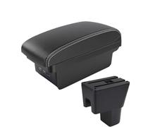DIQXLGS For Suzuki For Celerio Armrest Box For Suzuki For Celerio Center Console Modification Accessories USB Interface(B3 Black white 3USB)