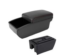 DIQXLGS For Suzuki For Ertiga For Ertiga XL7 Car Armrest Box Storage Box With Tissue Box(B1 Red Storage box)
