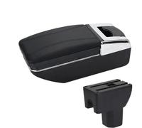 DIQXLGS For Suzuki For IGNIS Armrest Box Car Armrest Box Retrofit Parts Interior Storage Box Car Accessories(A2 black line No USB)