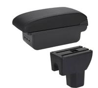 DIQXLGS For Suzuki For Splash Armrest Box Car Storage Box Arm Car Accessories Interior Details Retrofit Parts(B2 black line 3USB)