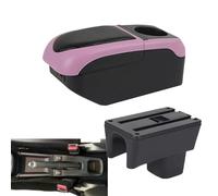 DIQXLGS For Suzuki For Swift 2005-2024 Car Armrest Box Car Accessories Interior Details Storage Box Retrofit Parts(Black red)