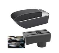 DIQXLGS For Toyota For Aygo X Armrest Box Car Armrest Car Accessories Interior Details Storage Box Retrofit Parts(D3 Black white NoUSB)