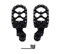 DIQXLGS For Triumph For Bonneville T100 T900 T 100 For Trunxon 1200 For Scrambler Front Footrests Foot Pegs Pedals Footpegs(BLACK)