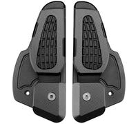 DIQXLGS For Vespa For Primavera For Sprint 125 150 2017-2020 Motorcycle Rear Passenger Foot Rests Catapult Foldable Extend Footpad Pedals(BLACK)