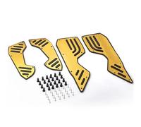 DIQXLGS For Y&amaha For NMAX 155 For Nmax155 N-MAX155 2020-2024 Motorcycle Footboard Plate Anti Slip Foot Pedals(Gold)