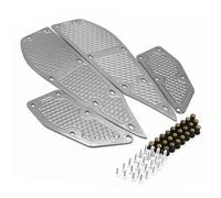DIQXLGS For Y&amaha For XMAX 250 300 CNC Aluminum Alloy Pedals Accessories Upgrade Parts Motorcycle Equipment Accessories(Titanium)