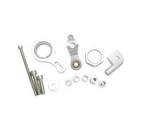 DIQXLGS For Yamaha YZF R1 YZF R6 2006 2007 2008 2009-2020 255MM Motorcycle Steering Damper Stabilizer Mount Bracket Support Kit(Silver)