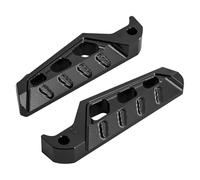 DIQXLGS For Zontes G1 125 ZT125 G1 ZT125U ZT 125 U ZT 310X ZT310R Motorcycle Accessories Rear Pedal Passenger Footrest Pegs Foot(BLACK)