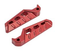 DIQXLGS For Zontes G1 125 ZT125 G1 ZT125U ZT 125 U ZT 310X ZT310R Motorcycle Accessories Rear Pedal Passenger Footrest Pegs Foot(RED)