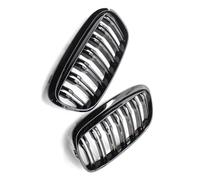 DIQXLGS Front Grill Mesh Gloss Black For 2 Series F45 5 Seat For Active For Tourer 7Seat F46 For Gran 2014-2017 Bumper Grille