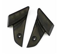 DIQXLGS Motorbike ABS Rear Seat Passenger Foot Pedal Motorcycle Footpegs Pedals Cover Pad For VESPA S LX LXV LT Accessories Pair Black(GRAY)