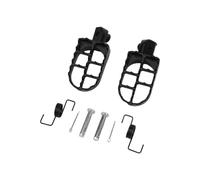 DIQXLGS Motorbike Dirt Pit Bike Motorcycle Foot Pegs Rests Footpegs For Y&amaha PW50 80 TW200 XR50R CRF50 CRF70 CRF80 CRF100F(BLACK)