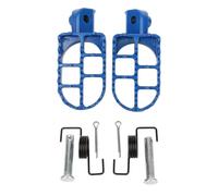 DIQXLGS Motorbike Dirt Pit Bike Motorcycle Foot Pegs Rests Footpegs For Y&amaha PW50 80 TW200 XR50R CRF50 CRF70 CRF80 CRF100F(Dark blue)