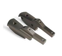DIQXLGS Motorcycle Accessories Rear Passenger Foot Peg Extensions For VESPA GTS250 GT60 GT GTS GTV 125 200 250 300 GTS300(Bronze,B)