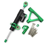 DIQXLGS Motorcycle Aluminum Accessories Steering Damper Stabilizer Bracket For KAWASAKI ZX6R ZX-6R 2007 2008(Model H)