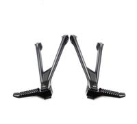 DIQXLGS Motorcycle Black Chrome Rear Foot Pegs Pedal Footrest For B&MW S1000RR 2009-2017 2019-2022 Accessories(BLACK,2019-2022)