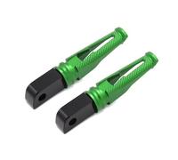 DIQXLGS Motorcycle CNC Aluminum Rear Foot Pegs Footrest Adapter Rider Passenger Footpegs For Y&amaha YZF R1 R6 R1M R1S(Army Green)