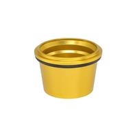 DIQXLGS Motorcycle Exhaust Pipe Muffler Tip Cover CNC Aluminum For Y&amaha TMAX530 T MAX 530 T-MAX530 2012 2013 2014 2015 2016 2017(Gold)