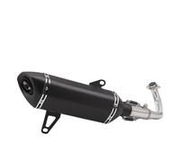 DIQXLGS Motorcycle Exhaust Slip On For XMAX300 X-max300 2017 2018-2023 Motorcycle Full System Exhaust Muffler Escape Middle Link Pipe(Style A)