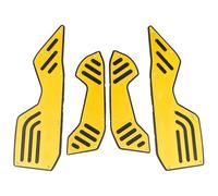 DIQXLGS Motorcycle Footboard Steps Footrests Foot Pads Pedals Anti Slip Footpads Plate For Y&amaha NMAX125 NMAX155 For NMAX 125 155(Gold)