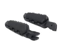 DIQXLGS Motorcycle Front And Rear Footrest Pedals Accessories Suitable For Ducati For Multistrada 950 1200 1260 For Hypermotard 821(BLACK,With Cover)