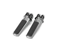 DIQXLGS Motorcycle Front Foot Pegs Footrests For CB600F For Hornet CB650R CB1000R CBF600 CBF1000 CBR650F CBR600RR CBR650R CBR900RR(GRAY)