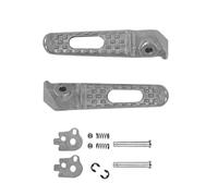 DIQXLGS Motorcycle Front Rear Footrests Foot Pegs Pedal Accessories For CBR600RR 2003-2006 For CBR1000RR 2004-2014(WHITE,Rear)