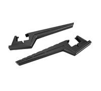 DIQXLGS Motorcycle Passenger Foot Peg Extender Footpegs CNC Motocross Dirt Bike Off-Road Accessories For VTB For VENTUS ONE Universal(BLACK)