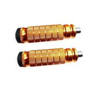 DIQXLGS One Pair Motocycle Aluminum Rearset Footrests Foot Rest Foot Pegs Pedal For Yamaha M8 Modified Motorcycle Moto Acessorios(Gold)