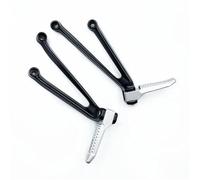 DIQXLGS Passenger Foot Pegs Brackets Motorcycle Parts Black Silver Rear Pedal For B&MW S1000 S1000R S1000RR 2009-2017(Silver)