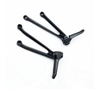 DIQXLGS Passenger Foot Pegs Brackets Motorcycle Parts Black Silver Rear Pedal For B&MW S1000 S1000R S1000RR 2009-2017(BLACK)