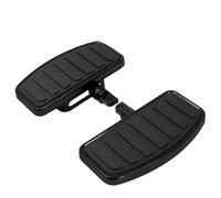 DIQXLGS Rear Floorboard Adjustable Footpeg For Harley For Sportster For Touring For Street For Electra For Glide For Softail For Breakout(BLACK)