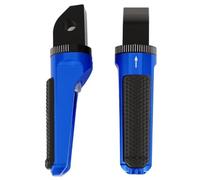 DIQXLGS Rear Passenger Footrest Foot Peg For Triumph For Bonneville T100 T120 For Daytona 675 For Thruxton 1200 For Scrambler 1200XC(Blue)