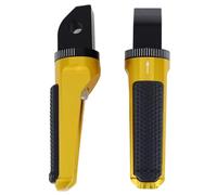 DIQXLGS Rear Passenger Footrest Foot Peg For Triumph For Bonneville T100 T120 For Daytona 675 For Thruxton 1200 For Scrambler 1200XC(Gold)