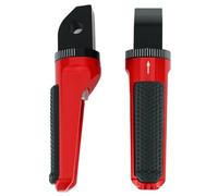 DIQXLGS Rear Passenger Footrest Foot Peg For Triumph For Bonneville T100 T120 For Daytona 675 For Thruxton 1200 For Scrambler 1200XC(RED)