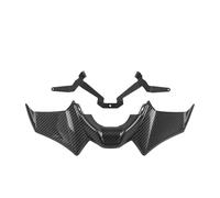DIQXLGS Sport Downforce Naked Forntal Spoilers Aerodynamic Wing Deflector Accessories For YAMAHA MT 07 MT-07 2021 2022 2023(Twill pattern)