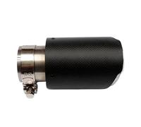 DIQXLGS Straight Edge Style Carbon Fiber Exhaust Head Tail Pipe For B&MW M2 M3 M4 M5 M6 Car Tailpipe(63mm-101mm)