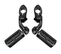 DIQXLGS Universal 1-1/4" 32mm Motorcycle Foot Rest Highway Engine Guard Foot Pegs Mount Accessories(1 Set)