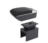 DIQXLGS Universal Car Armrest Box Central Universal Model Armrest Box Car Accessories Storage Box Support Arm(D2 black line 7USB)