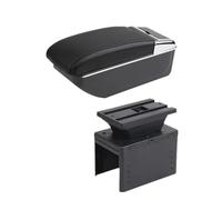 DIQXLGS Universal Car Armrest Box Central Universal Model Armrest Box Car Accessories Storage Box Support Arm(B2 black line NO USB)