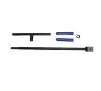 DIRBAK 17 Inch Water Meter Key with 4 Way Multi Functional Utilities Key, Enforced Water Shut Off Tool Wrench T Handle for Curb Main and Water Meters, Underground Stop or Waste Valv