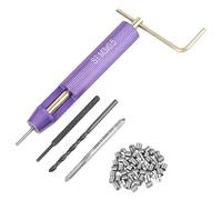 DIRBAK 50pcs M3 x 2D Stainless Steel Helical Thread Inserts - Thread Repair & Helicoil Kit for Metric Applications