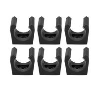 DIRBAK 6 piezas de plástico para billar, piscina, soporte individual, mini organizador de varillas, accesorio para ahorrar espacio, soporte de pared para garaje o trastero, pequeño,