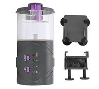 DIRBAK Alimentador automático de peces con sincronización inteligente, máquina de alimentación automática para acuario, pecera con cubo de gran capacidad y métodos de fijación duales