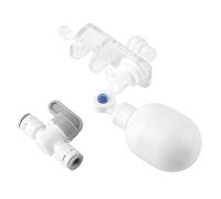 DIRBAK Aquarium Auto Water Filler Controller, With Float Valve Acrylic Bracket, For Aquarium Sump Water Level 0.5 to 15cm, Fits 15mm Wall, 4x5.6cm 66g