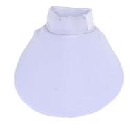 DIRBAK Babero para mascotas, suave, ligero, ajustable, evita lamer mordeduras, cierre de gancho y bucle, toalla de Saliva de gato, tamaño M para viajes en interiores y exteriores (Light Blue)