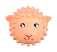 DIRBAK Bola de puñalada para masticar mascotas, látex interactivo para perros y gatos, tamaño mediano, seguro, masaje sin dentición, alivio de la ansiedad de las encías