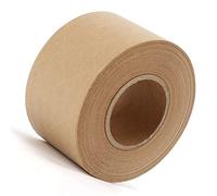 DIRBAK Brown Kraft Paper Tape, 7cm x 100m Water Activated Packaging Tape, 750g Roll
